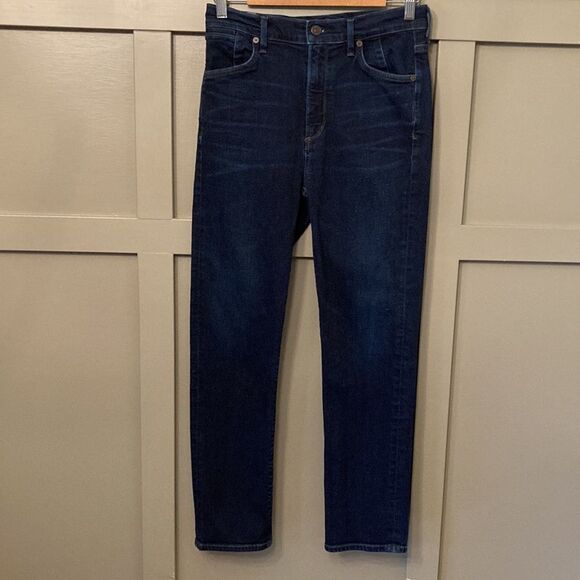 Citizens of Humanity Anabella high Rise Cigarette Ankle Jeans Dark Wash Size 29 - Picture 1 of 9